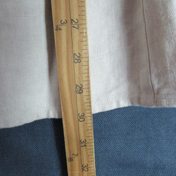 Charter Club Skirt Womens Size 10 Beige Pleated Linen Maxi Minimalist Neutrals - Picture 3 of 6